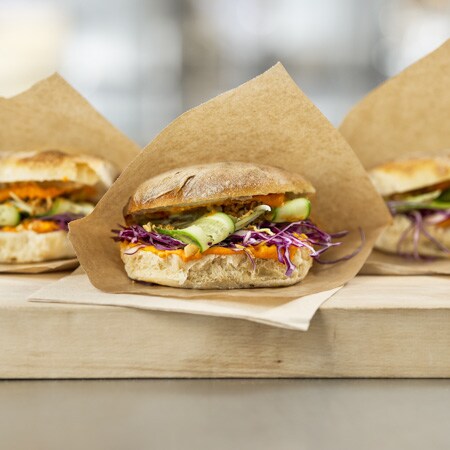 Gulrot og Gochujang-krem til sandwich